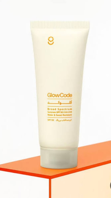 ضدآفتاب بیرنگ spf50برند گلوکد
